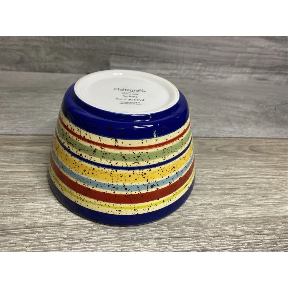 Pfaltzgraff Set Of 4 Sedona Hand Painted Soup/Cereal Bowls 6